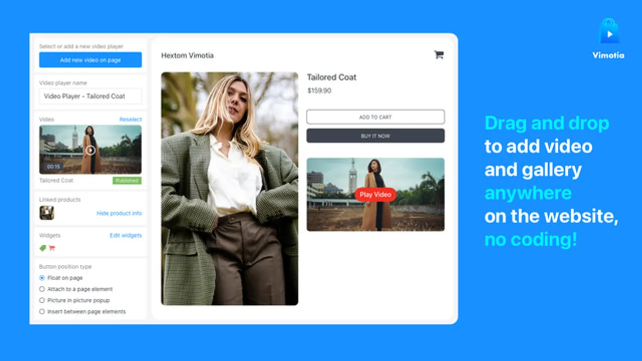 Vimotia Shoppable Videos & UGC screenshot 2
